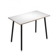 Tavolo alto Skinny Metal - 180 x 80 x 105 cm - nero/bianco - Artexport