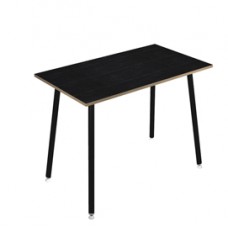 Tavolo alto Skinny Metal - 180 x 80 x 105 cm - nero/nero venato Tavolo alto Skinny Metal - 180 x 80 x 105 cm - nero/nero venato