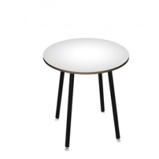 Tavolo alto tondo - diametro 100 - H 105 cm - nero/bianco Tavolo alto tondo - diametro 100 - H 105 cm - nero/bianco