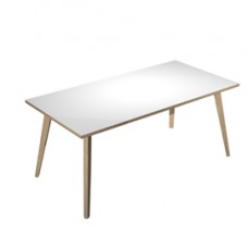 Scrivania Woody - 180 x 80 x H 74,4 cm - rovere / bianco