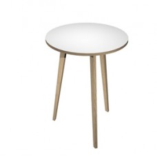 Tavolo rotondo alto Woody - diametro 80 cm - H 105 cm - rovere/bianco Tavolo rotondo alto Woody - diametro 80 cm - H 105 cm - rovere/bianco