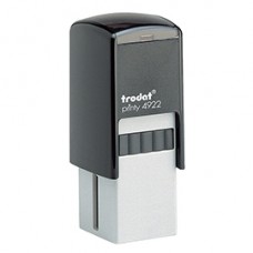 Timbro quadrato 4922 - personalizzabile - 20 x 20 mm - 5 righe - autoinchiostrante - Trodat