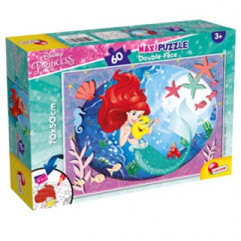 Puzzle Maxi "Disney Little Mermaid" - 60 pezzi - Lisciani