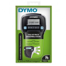 Promo pack etichettatrice Label Manager 160 - 3 nastri D1 12 mm nero / bianco inclusi - Dymo