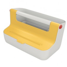 Cassetta portaoggetti Cosy - con maniglia - giallo - Leitz Cassetta portaoggetti Cosy - con maniglia - giallo - Leitz