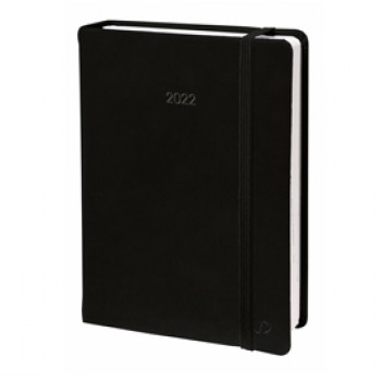 Agenda settimanale Ministro Prestige 2027 - 16 x 24 cm - silk nero - Quo Vadis