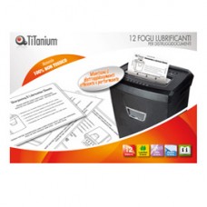 Foglio lubrificante - per distruggidocumenti - Titanium - conf. 12 pezzi Foglio lubrificante - per distruggidocumenti - Titanium - conf. 12 pezzi