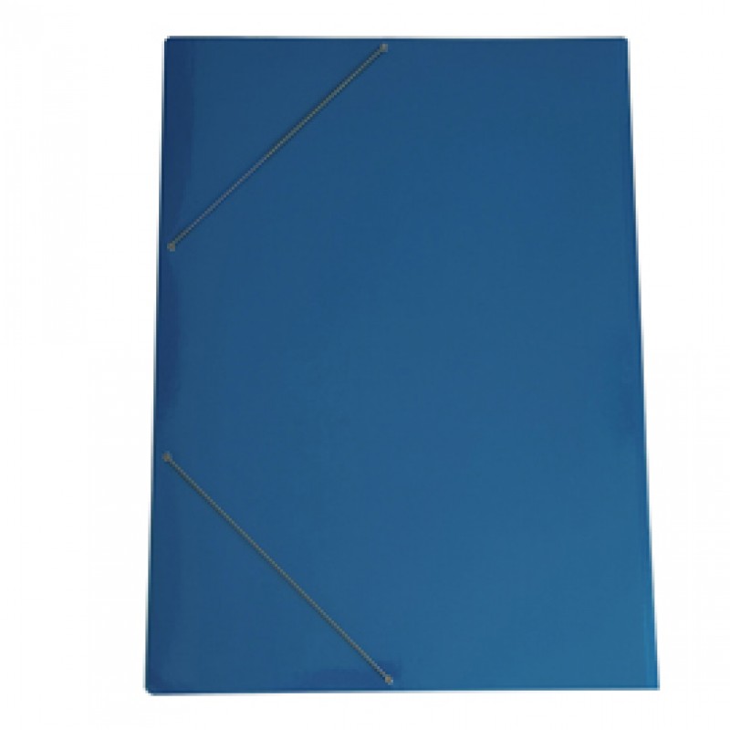 Cartella con elastico 71LD - cartoncino plast. - 70 x 100 cm - azzurro -  Cart. Garda