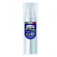 Bicchieri Diamant - riutilizzabili - polistirene - 350 ml - Dopla - conf. 25 pezzi