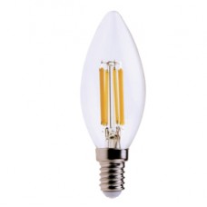 Lampada - Led - candela - 6W - E14 - 6000K - luce bianca fredda - MKC