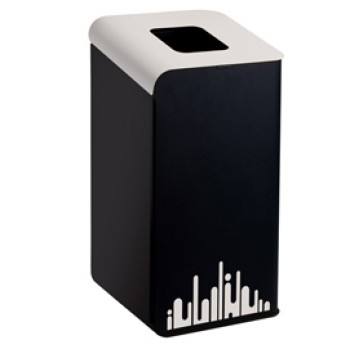 Gettacarte Rubik Evo - per raccolta differenziata - 80 L - bianco - Medial