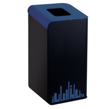 Gettacarte Rubik Evo - per raccolta differenziata - 80 L - blu - Medial