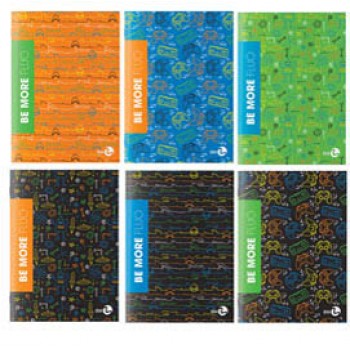 Maxiquaderno Be more Fluo - A4 - 5mm c/margine - 36+2 fogli - 100gr - BM