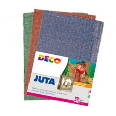 Juta naturale - 20 x 30 cm - colori assortiti - Deco - conf.10 pezzi Juta naturale - 20 x 30 cm - colori assortiti - Deco - conf.10 pezzi