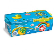 Pasta Glitter - 100gr - giallo/azzurro - conf. 2 pezzi - DidO'