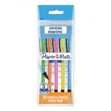 Portamine usa e getta Artio - 0.7 mm - HB - colori assortiti - Papermate - conf.5 pezzi Portamine usa e getta Artio - 0.7 mm - HB - colori assortiti - Papermate - conf.5 pezzi