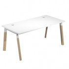 Scrivania Woody Superior - 140 x 80 x 72,5 cm - piano bianco
