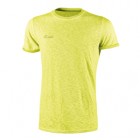 Magliette a maniche corte - taglia XL - fluo giallo - U-Power - conf. 3 pezzi