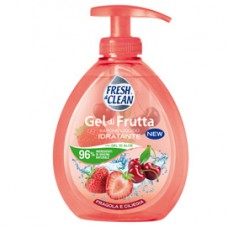 Sapone Gel - liquido - fragola/ciliegia - 300 ml - Fresh&Clean Sapone Gel - liquido - fragola/ciliegia - 300 ml - Fresh&Clean