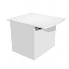 Modulo Prestige reception disabili - senza sopralzo - 80 x 97,5 x 72 cm - bianco/bianco
