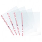 Buste forate Pastel - c/ banda - liscia - 22 x 30 cm - rosa - Favorit - conf. 25 pezzi