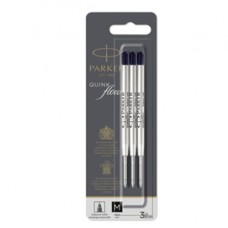 Refill sfera QuinkFlow - punta media - metallo - nero - Parker - blister 3 pezzi Refill sfera QuinkFlow - punta media - metallo - nero - Parker - blister 3 pezzi