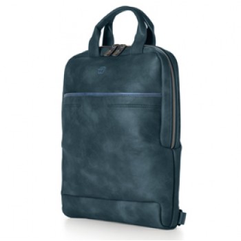 Zaino slim Bluegate - 28 x 38 x 10 cm - blu - In Tempo