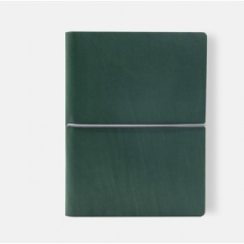 Taccuino Evo Ciak - 15 x 21 cm - fogli bianchi - copertina verde - In Tempo