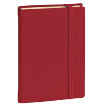 Agenda giornaliera - Daily 21 Prestige 2027 - 13 x 21 cm - copertina Silk - bordeaux - Quo Vadis