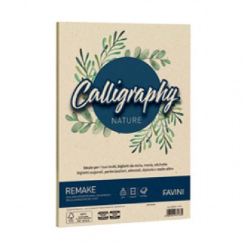 Carta Calligraphy Nature Remake - A4 - 250 gr - perla - Favini - conf. 50 fogli
