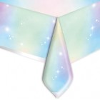 Tovaglia - plastica - 140 x 270 cm - colori soft rainbow - Big Party