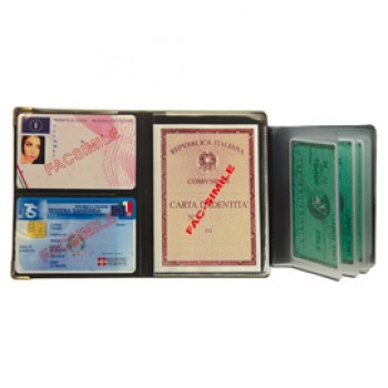 Portadocumenti - multicard special - PVC - colori assortiti 1060S - Alplast - conf. 24 pezzi