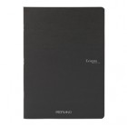 Maxiquaderno EcoQua original PM - A4 - 90 gr - 1 rigo - 40 fogli - nero - Fabriano