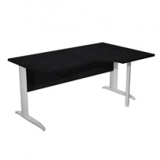 Scrivania Compact Destro - 160 x 60/80/100 cm - nero