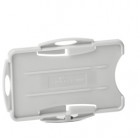 Portabadge Eco - per 2 tessera - 54 x 87 mm - grigio - Durable - conf. 10 pezzi