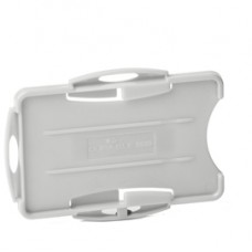 Portabadge Eco - per 2 tessera - 54 x 87 mm - grigio - Durable - conf. 10 pezzi