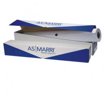 Carta J.80S - per plotter inkjet - 610 mm x 50 mt - 80 gr - bianco opaco - As Marri Carta J.80S - per plotter inkjet - 610 mm x 50 mt - 80 gr - bianco opaco - As Marri