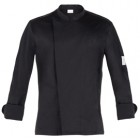Giacca cuoco Augustin - da uomo - manica lunga - taglia M - nero - Giblor's