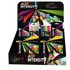 Assortimento Intensity Colouring - colori assortiti - BIC - expo da 40 astucci