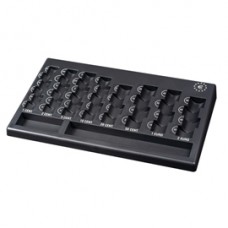 Vassoio portamonete Euro - PP riciclata - 310 x 185 x 30 mm - nero - Iternet Vassoio portamonete Euro - PP riciclata - 310 x 185 x 30 mm - nero - Iternet