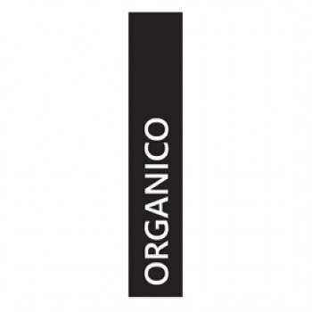 Etichetta adesiva raccolta differenziata - con stampa "ORGANICO" - 50 x 200 mm - vinile - bianco opaco - Medial