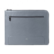 Office bag Gate Trended - 20 x 26 x 2 cm - ecopelle - azzurro - In Tempo