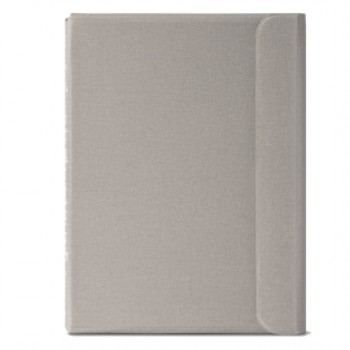 Portablocco Meet - con alette magnetiche - 31 x 25 x 1,4 cm - grigio - In Tempo