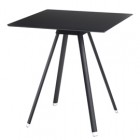 Tavolo bar basso Tapas TAVTA - quadrato - nero - Unisit