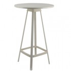 Tavolo bar alto Tapas TAVTA - rotondo - avorio - Unisit