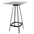 Tavolo bar alto Tapas TAVTA - quadrato - grigio - Unisit