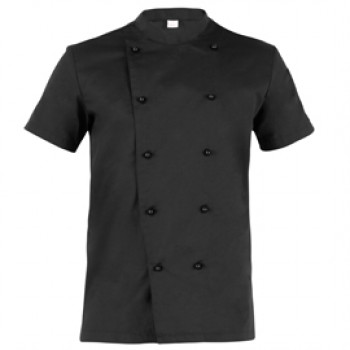 Giacca cuoco Tommaso - da uomo - manica corta - taglia XXL - nero - Giblor's