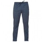 Pantalone cuoco Enrico - unisex - taglia L - gessato blu - Giblor's