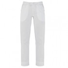 Pantalone Cameron - da donna - taglia L - bianco - Giblor's