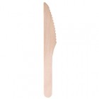 Coltello monouso in legno - 16 cm - Signor Bio - conf. 100 pezzi